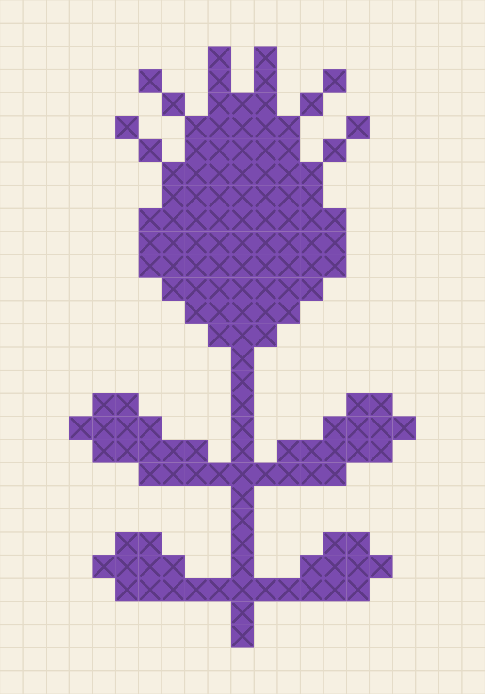 Single colour chart of a thistle with a spiked flower head, a barrel shaped calyx and two pairs of spiny leaves on the stem