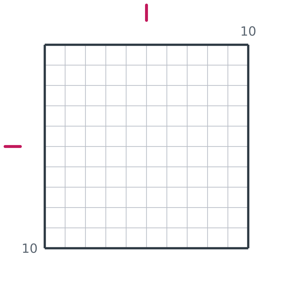Printable pixel art grids