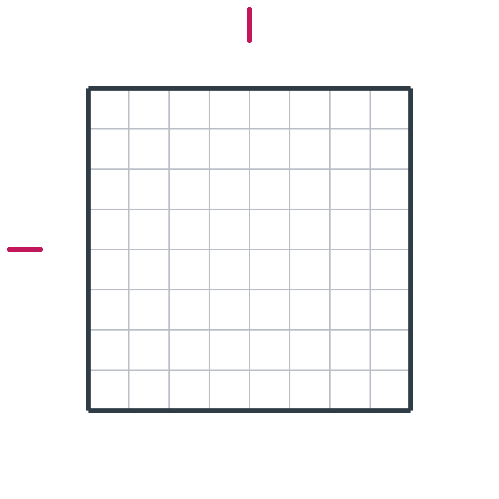 Printable pixel art grids